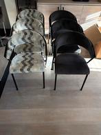 Lande / Artifort Design 6 Eetkamerstoelen, Ophalen of Verzenden, Zo goed als nieuw, Zwart
