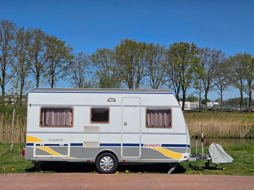 Dethleffs caravan type Camper 430 DB, Caravans en Kamperen, Rondzit, Particulier, Dethleffs, Luifel