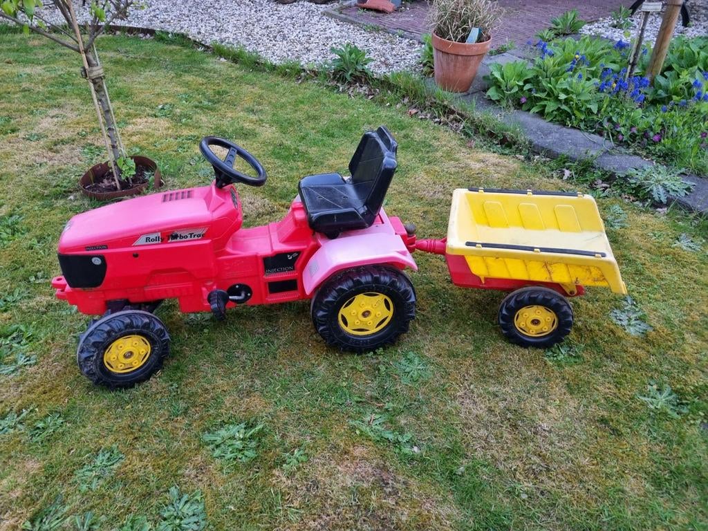 Mooie traptractor trekker met kiepkar, Kinderen en Baby's, Speelgoed | Buiten | Skelters, Ophalen, Overige merken