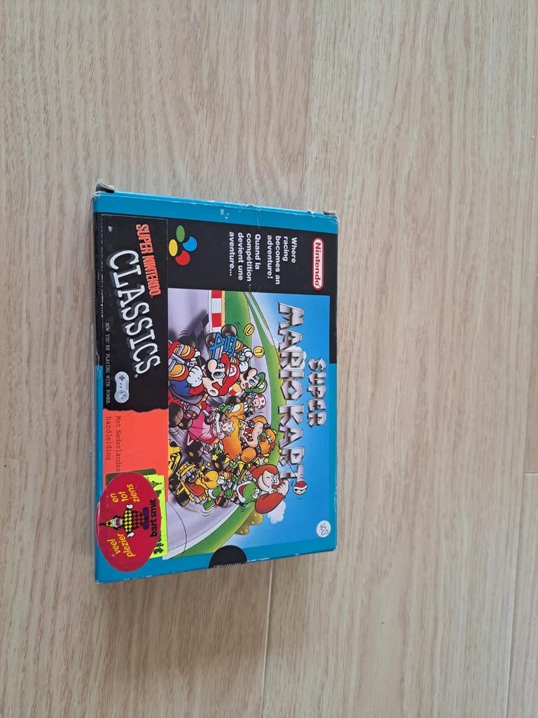 Super Mario Kart SNES Classics - Compleet met doos en boekje, Gebruikt, Racen en Vliegen, 2 spelers, Eén computer