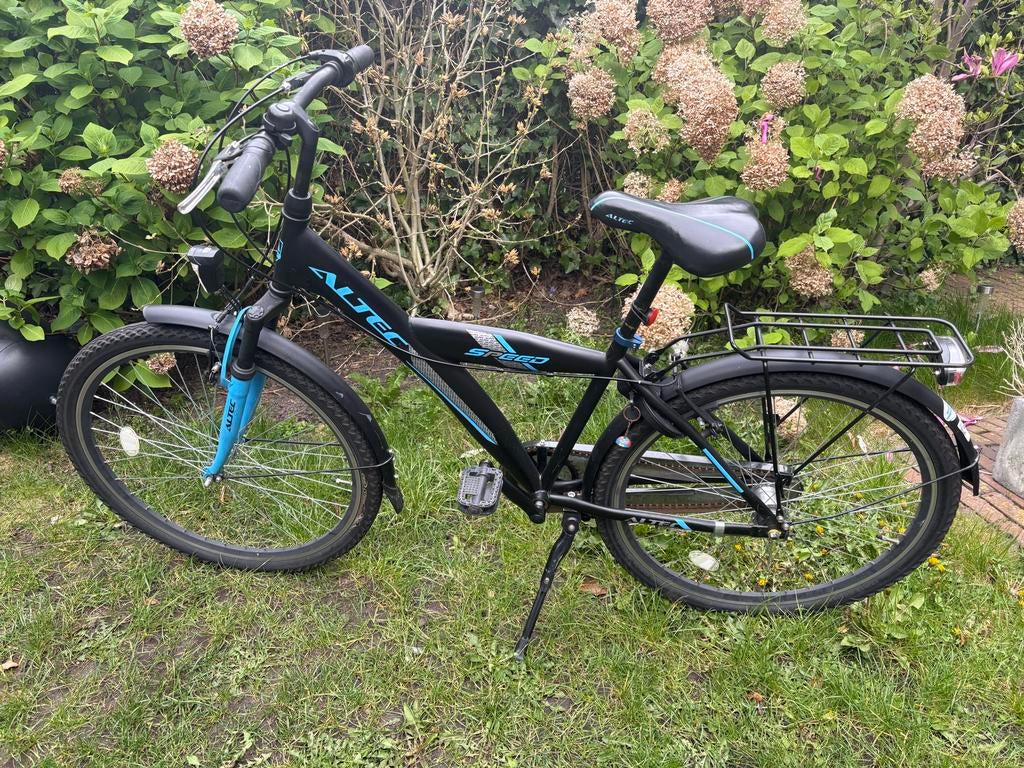 Sportieve, blauwe kinderfiets 26 inch, Fietsen en Brommers, Fietsen | Kinderfietsjes, Ophalen, Gebruikt
