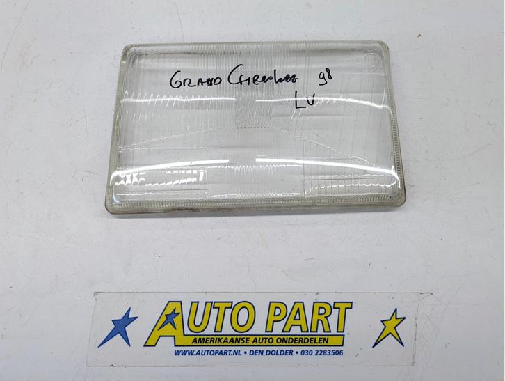 Jeep Grand Cherokee e-keur koplampglas 1993-1998, Auto-onderdelen, Verlichting, Amerikaanse onderdelen, Jeep, Gebruikt, Ophalen of Verzenden