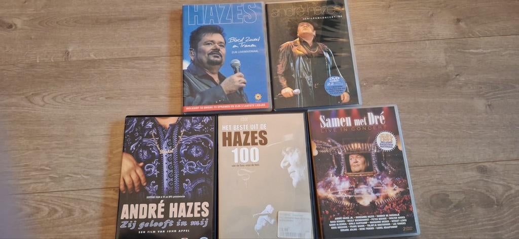 André Hazes DVD Collectie - 5 films en concerten, Gebruikt, Alle leeftijden, Boxset, Ophalen of Verzenden