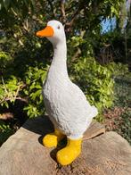 Gans laarsjes, kinder, babykamer Geel 30cm, Ophalen of Verzenden, Nieuw, Kunststof, Dierenbeeld