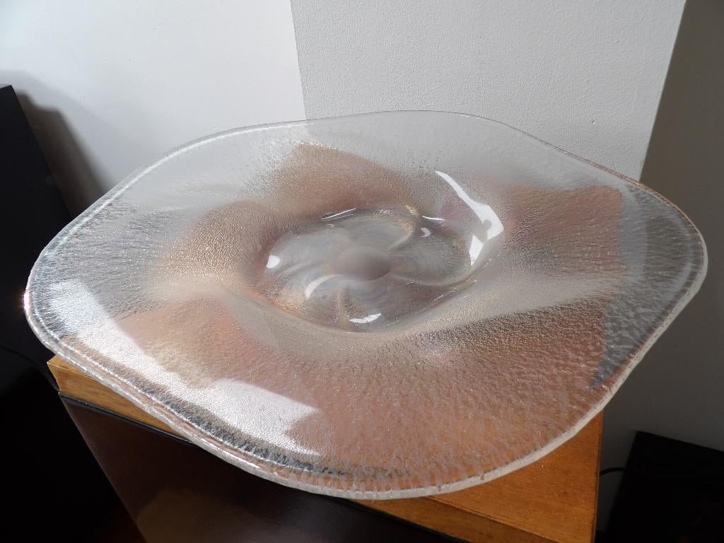 Art Deco Schaal Coquille Kristalunie, W. Rozendaal, Ophalen of Verzenden