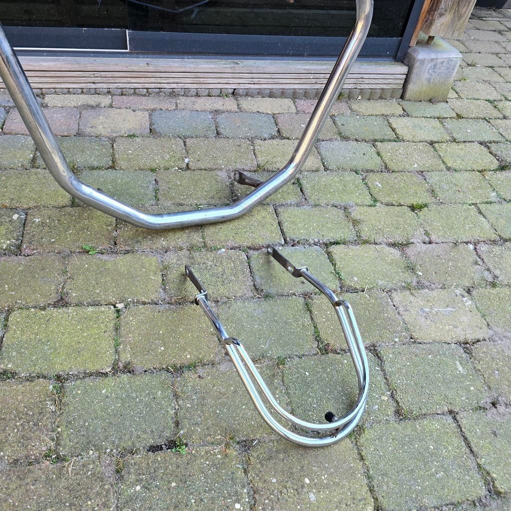 Motorfiets valbeugel en beugel voor spatbord, Fietsen en Brommers, Brommeronderdelen | Algemeen, Ophalen of Verzenden