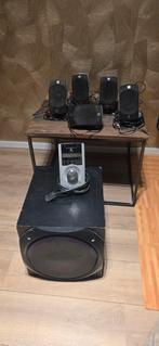 Logitech 5.1 speakerset, Gebruikt, Complete surroundset, 120 watt of meer, Ophalen