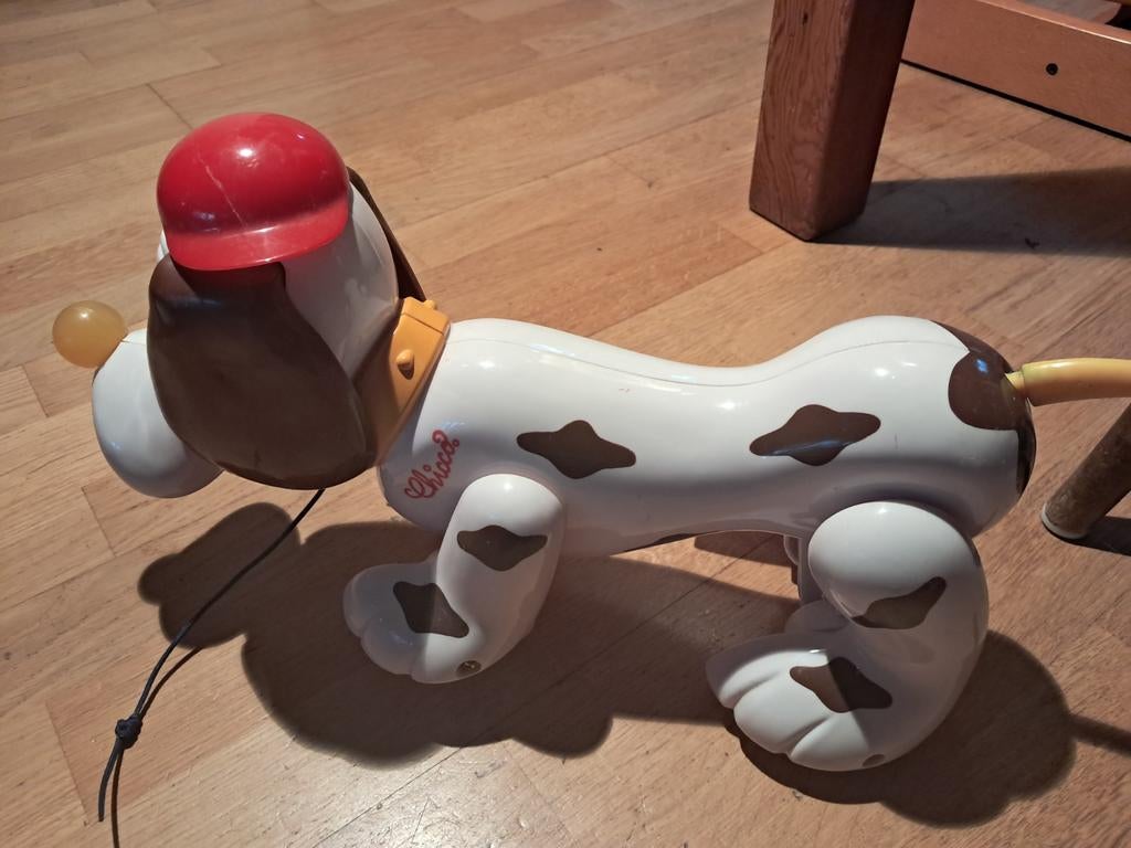 Chicco trekdier hond met geluid en wieltjes, Kinderen en Baby's, Speelgoed | Babyspeelgoed, Gebruikt, Overige typen, Met geluid