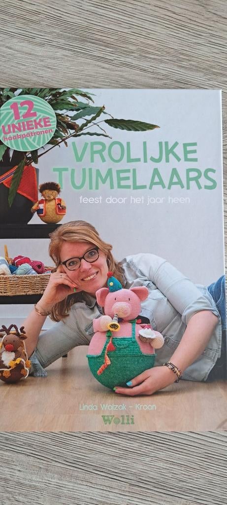 Vrolijke Tuimelaars: 12 Unieke Haakpatronen Boek, Breien en Haken, Ophalen of Verzenden, Linda Wolzak-kraan, Nieuw