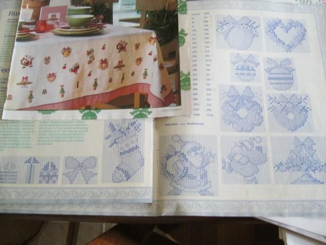 Borduurpatroon  Kerst motiefjes  nr 9905, Hobby en Vrije tijd, Verzenden, Nieuw, Handborduren, Patroon