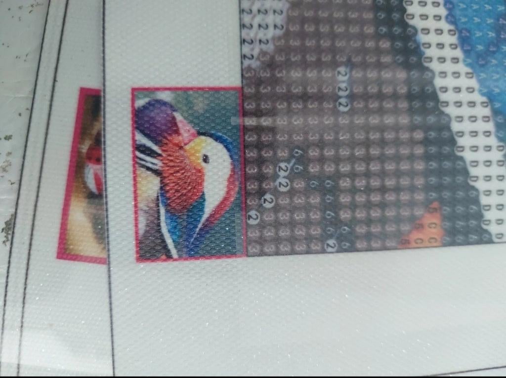 Diamond painting mandarijneend, Ophalen of Verzenden, Nieuw, Knutselwerk