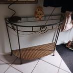 Haltafel / consoletafel, Huis en Inrichting, Ophalen, Gebruikt, 100 tot 150 cm, Glas