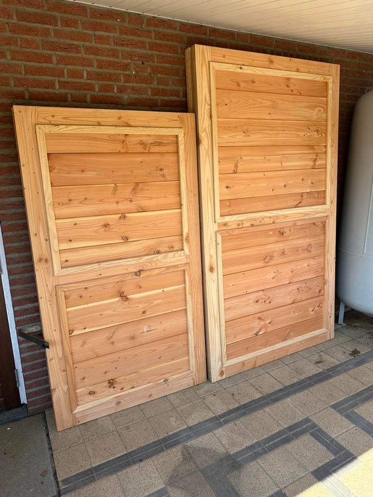 Massief douglas deuren, Tuin en Terras, Ophalen, 1 tot 2 meter, Minder dan 3 meter, Nieuw