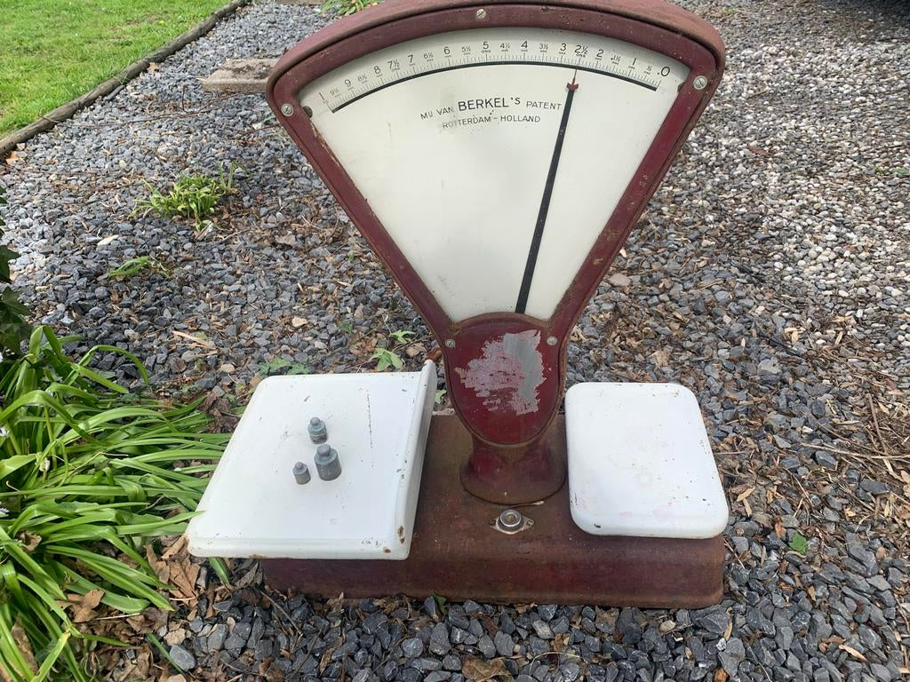 Antieke Berkel Weegschaal ophalen in zeeuws vlaanderen, Ophalen