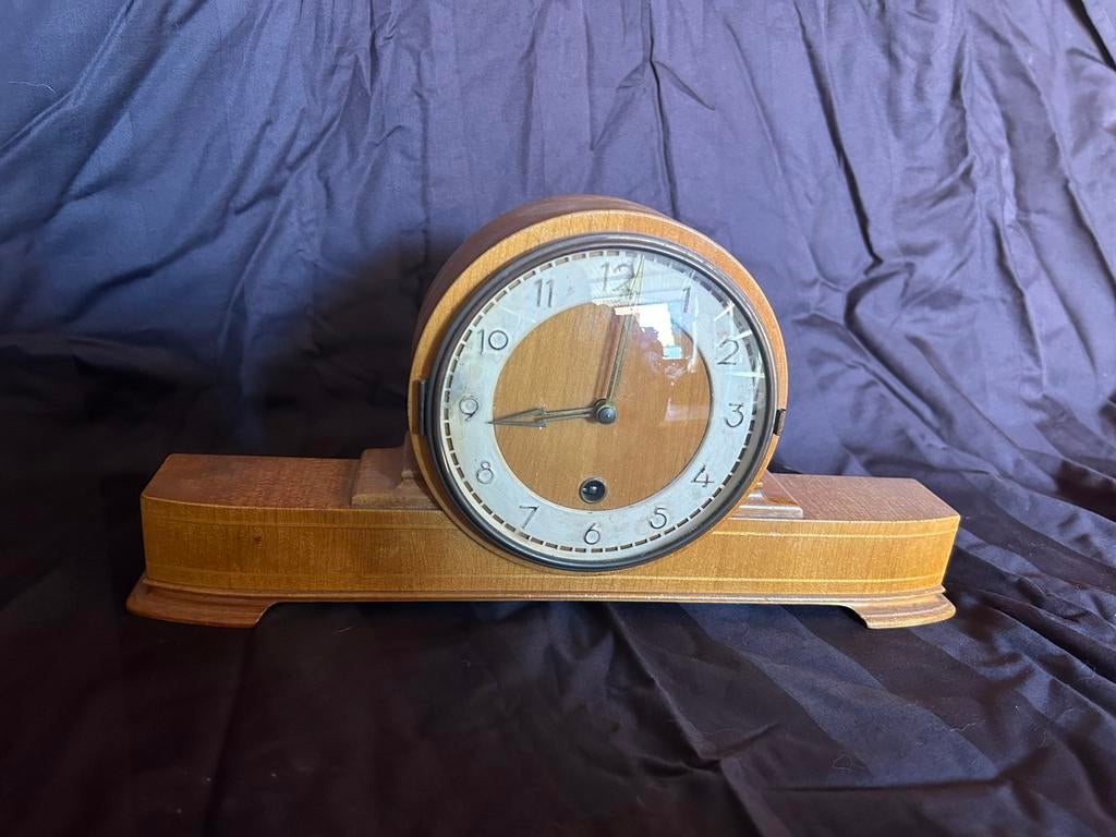 Duitse mantelklok jaren 50/60, Antiek en Kunst, Ophalen
