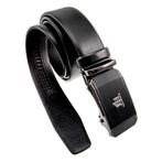 Automatische Riem Heren Echt Leer Verstelbare Zwarte Riem, Birgitta-Gracht 33, 6465 EL Kerkrade, Nederland, Verzenden, Nieuw, 105 tot 115 cm