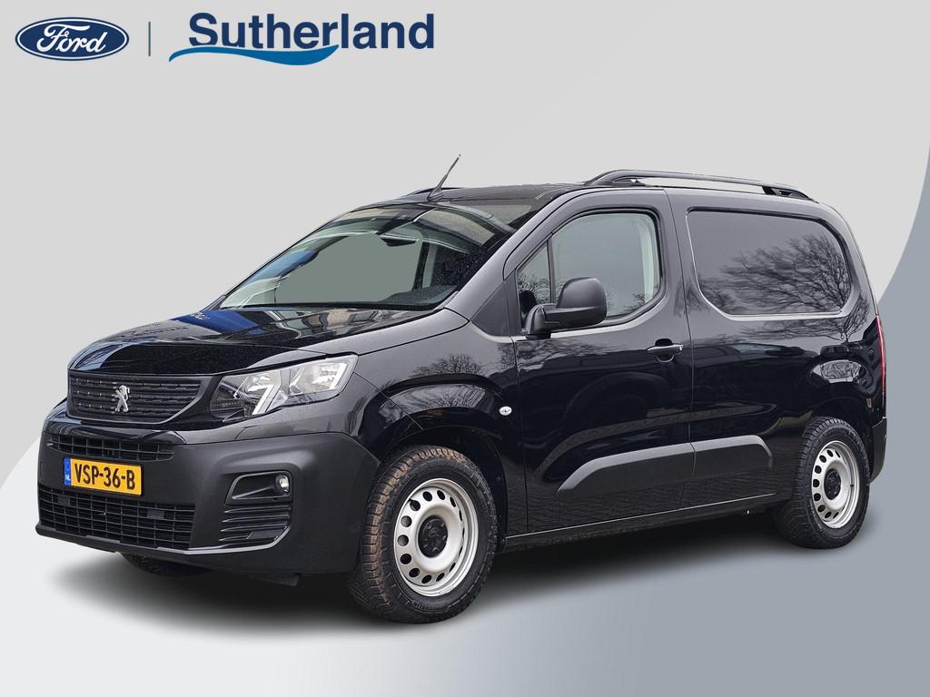 Peugeot e-Partner 136 L1 50 kWh Lane assist | Navigatie | Le, Gebruikt, 750 kg, 275 km, Zwart