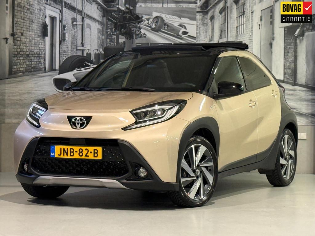 Toyota Aygo X 1.0 VVT-i S-CVT Premium *Open Dak, Navi, Trekh, Gebruikt, Zwart, Bruin, 4 stoelen