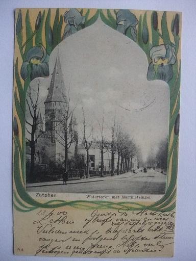 P229 Zutphen - Watertoren - 1900, Verzenden, Voor 1920, Gelopen, Gelderland