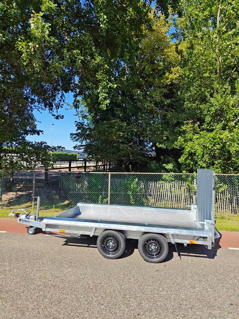 Vlemmix machine transporter aanhanger, Ophalen of Verzenden, Zo goed als nieuw