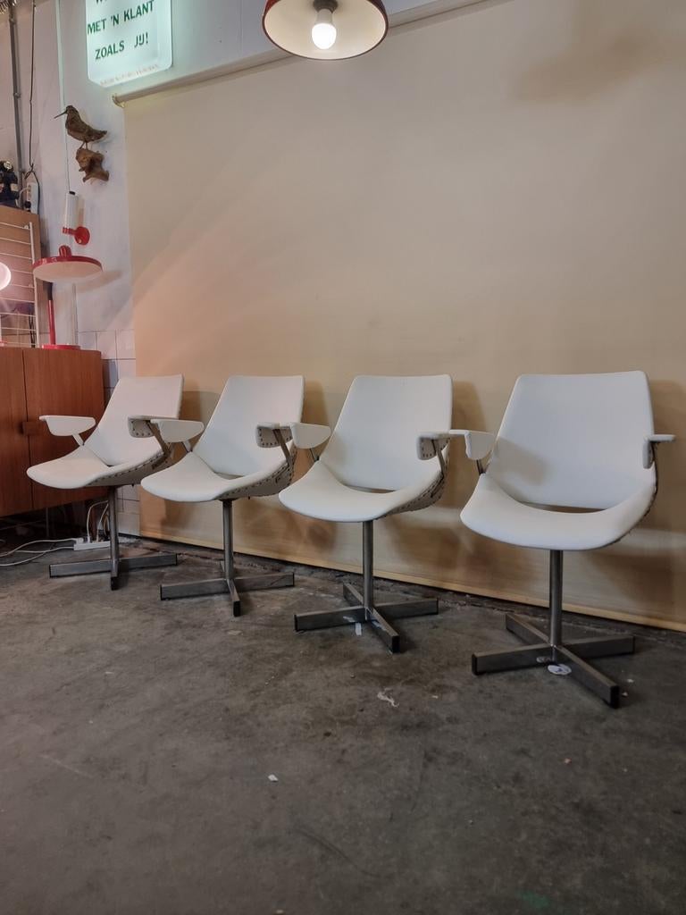 Set eetkamerstoelen space age jaren 60, Gebruikt, ,, Ophalen of Verzenden, ,