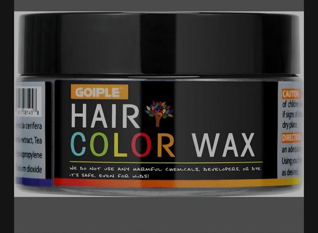 GOIPLE - Hair Color wax -  silver grey - nieuw, Ophalen of Verzenden, Nieuw, Gel, Wax, Haarlak of Mousse