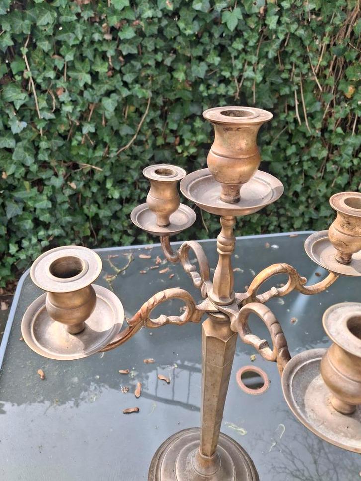 Klassieke verzilverde kandelaars - DIY project (2 stuks), Antiek en Kunst, Antiek | Kandelaars, Zilver, Ophalen