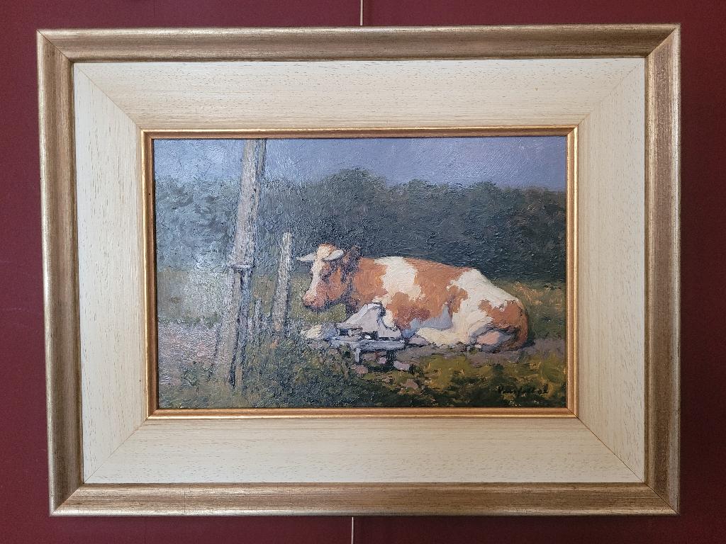 Koe in de wei . Hans Versfelt, Antiek en Kunst, Ophalen