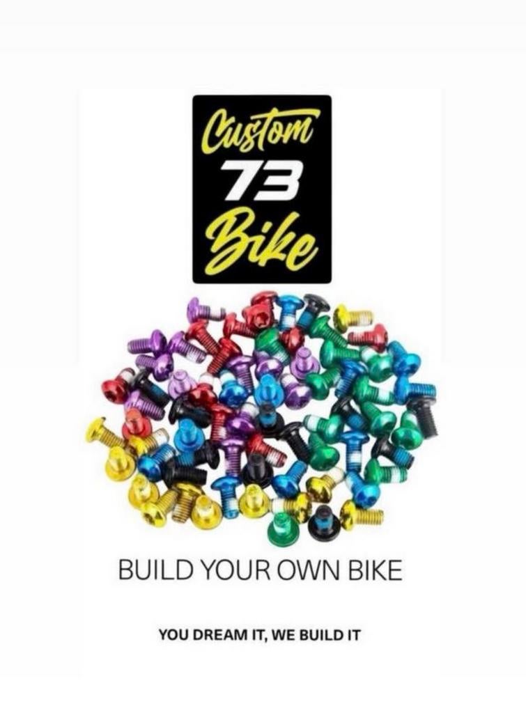 COLORED ALLOY BREAK ROTER DISC BOLTS FOR SUPER73, Ophalen of Verzenden