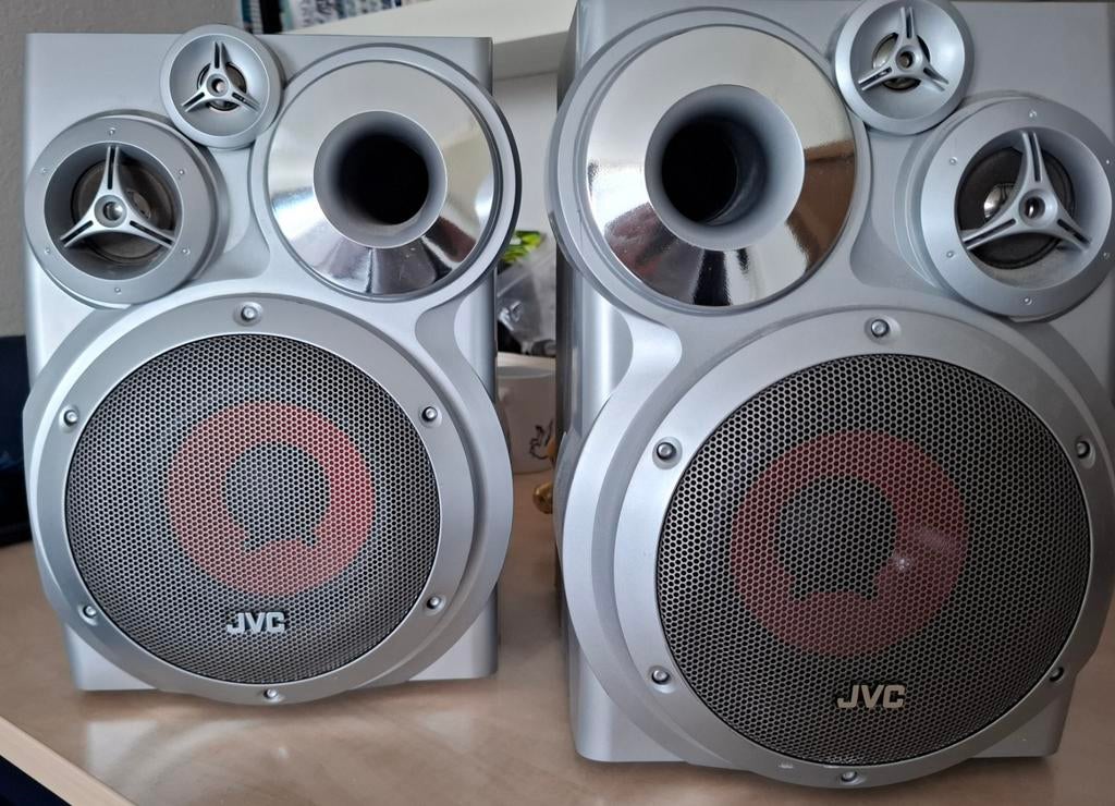 JVC SP-MXK50 speakers, Audio, Tv en Foto, Luidsprekers, Ophalen of Verzenden, 60 tot 120 watt, Front, Rear of Stereo speakers