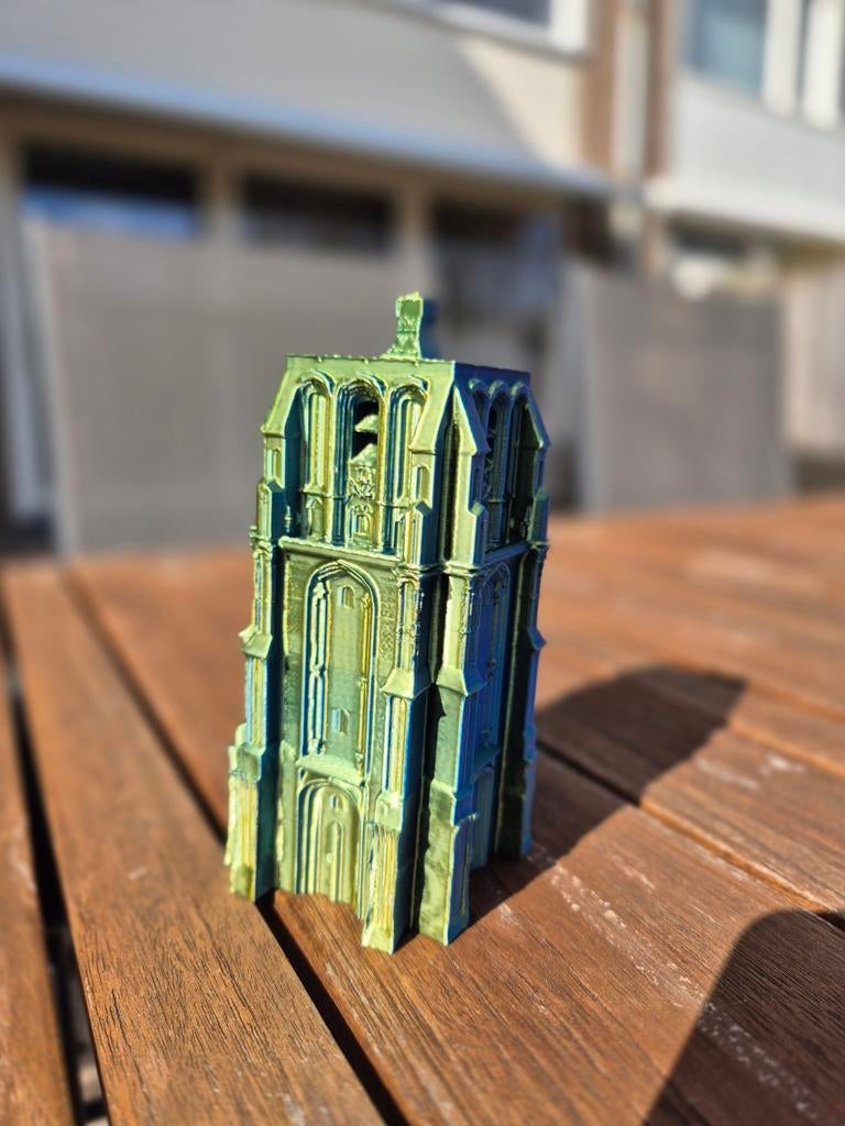 Oldehove 15cm geel/blauw, Geel, Ophalen of Verzenden, Kunststof, Nieuw