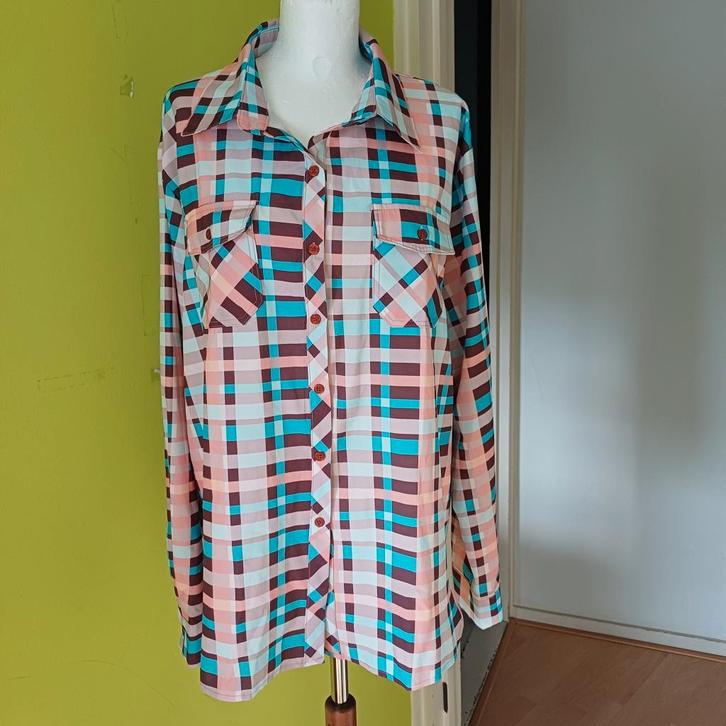 Mooie blouse van Shein maat 3XL, Kleding | Dames, Grote Maten, Zo goed als nieuw, Blouse of Tuniek, Ophalen of Verzenden