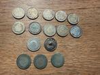 15x zilveren dubbeltjes, Ophalen of Verzenden, Koningin Wilhelmina, 10 cent