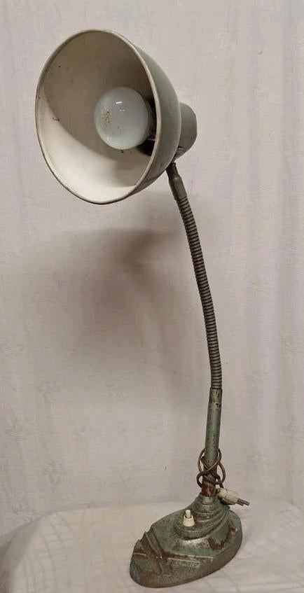 Vintage Erpe bureaulamp - Werkend getest, Ophalen of Verzenden