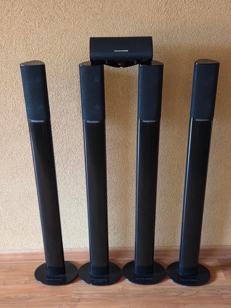 Harman/Kardon TS11 Speaker Set met 4 Zuilen, Audio, Tv en Foto, Luidsprekers, Ophalen, Gebruikt, Complete surroundset, Overige merken