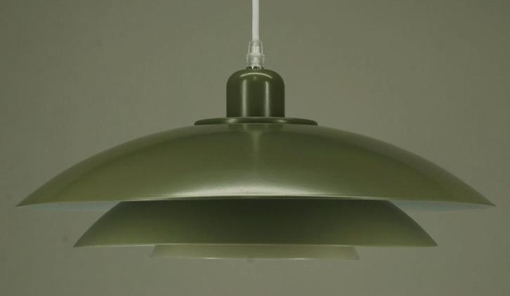 Vintage Deense hanglamp 165 euro, Huis en Inrichting, Lampen | Hanglampen, Gebruikt, Minder dan 50 cm, Metaal, Ophalen of Verzenden