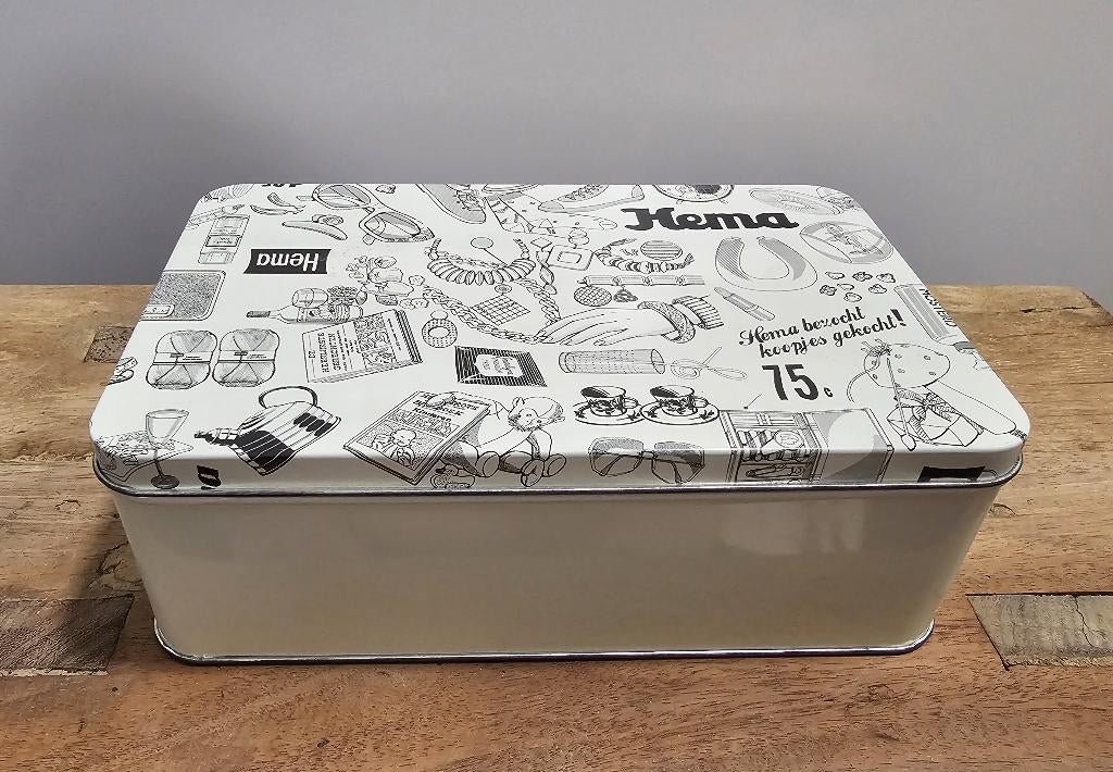LEUK BROCANT "HEMA" KOEKBLIK, Ophalen of Verzenden, Gebruikt, Koek(jes), Overige merken