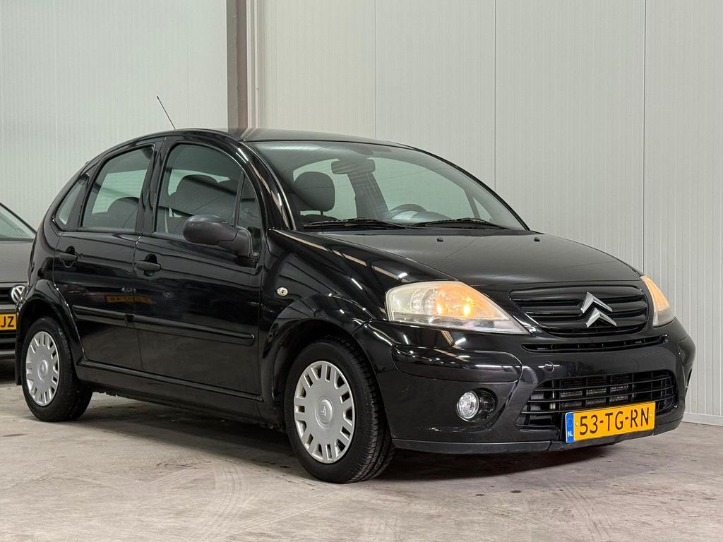 Citroën C3 /1.4/BJ2006/Airco/ParSensor/Cruise/APK/5DRS, Auto's, Voorwielaandrijving, Zwart, Origineel Nederlands, Bedrijf