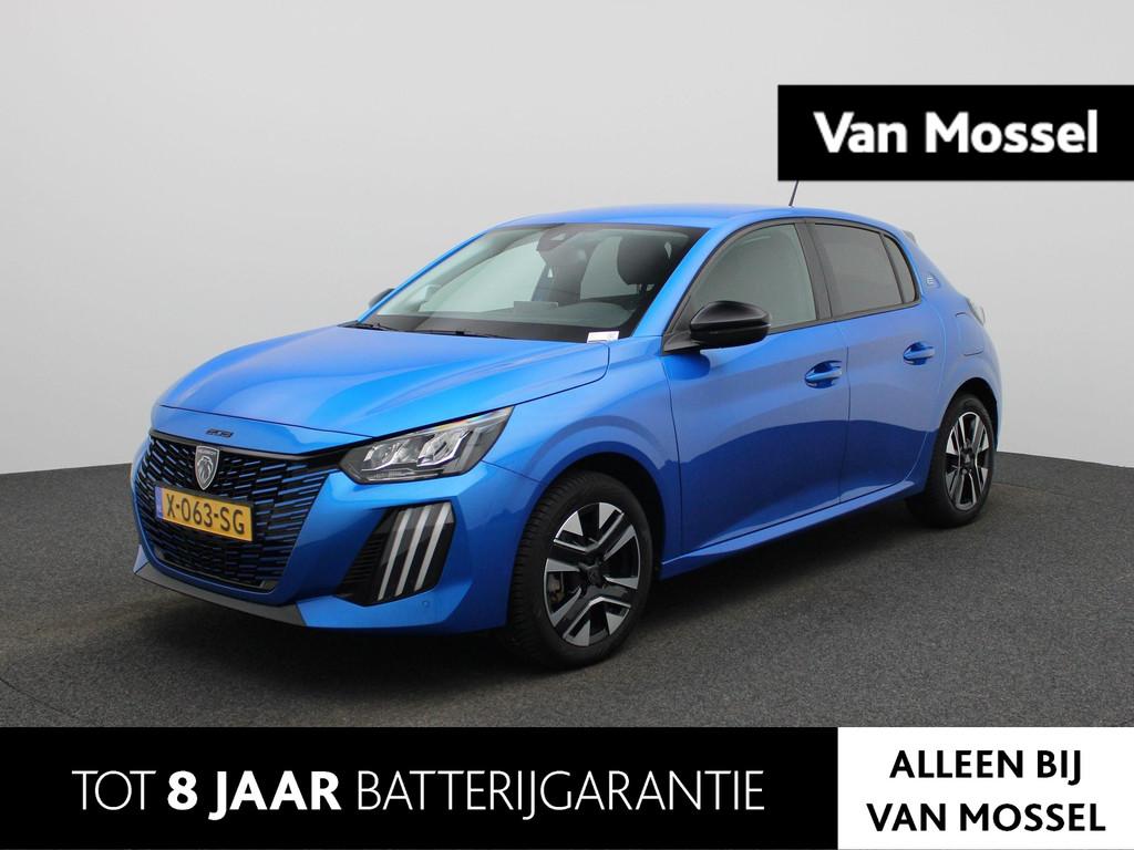 Peugeot e-208 EV Style 50 kWh | Navigatie | EDC | Stoel verw, Auto's, Gebruikt, Blauw, Origineel Nederlands, 1430 kg