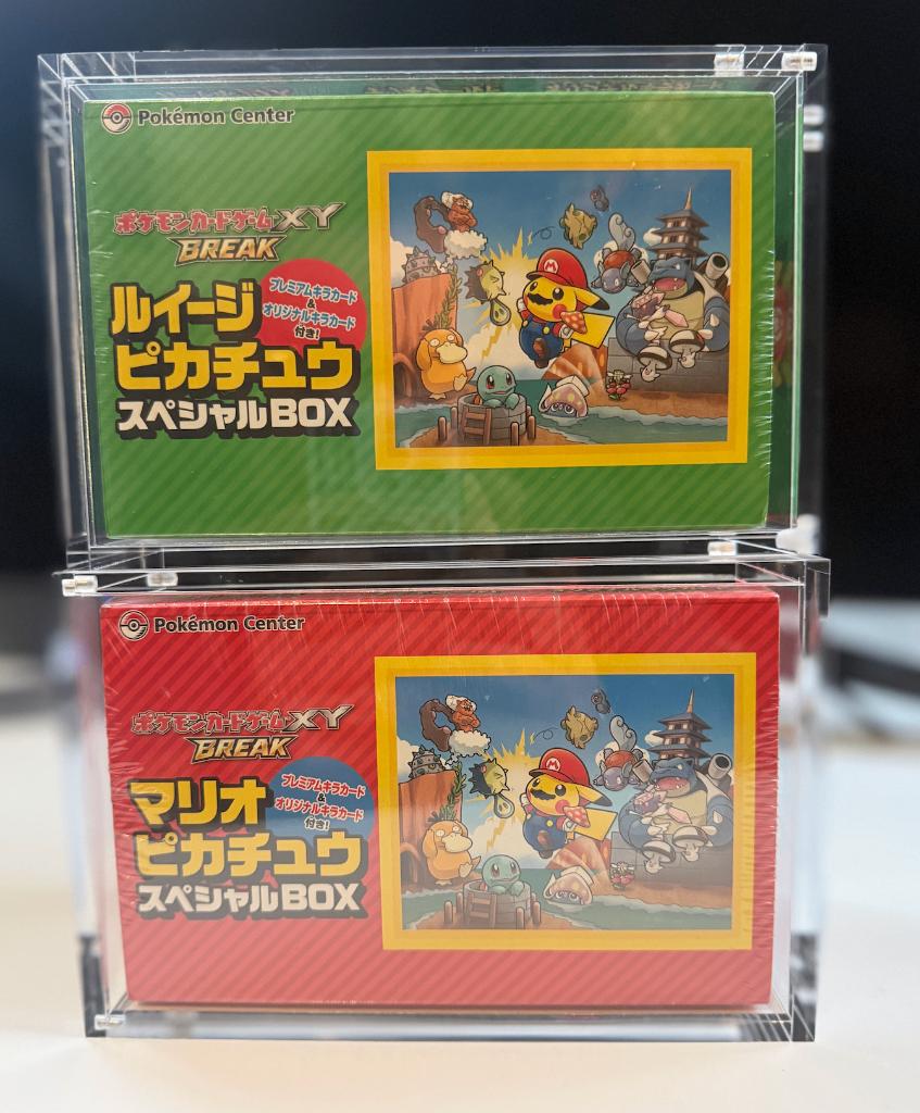 Mario en Luigi Pikachu Special Box TCG XY Break SEALED, Hobby en Vrije tijd, Verzamelkaartspellen | Pokémon, Ophalen, Nieuw, Boosterbox