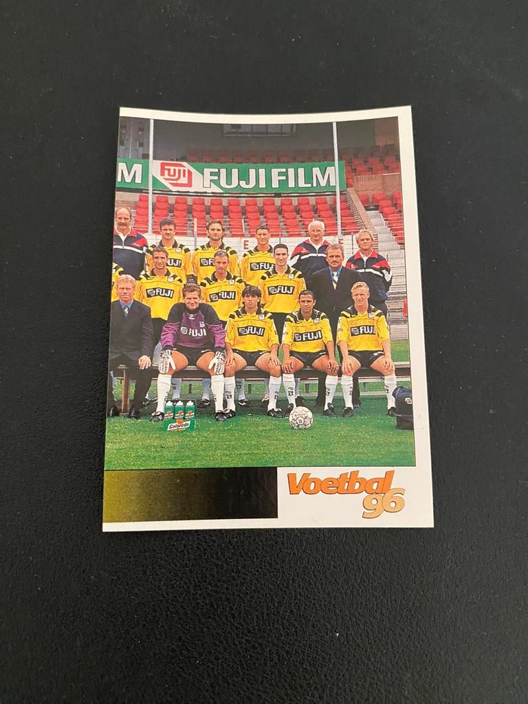 NAC Breda Elftal - Panini Voetbal 96, Verzamelen, Sportartikelen en Voetbal, Ophalen of Verzenden, Zo goed als nieuw, NAC Breda