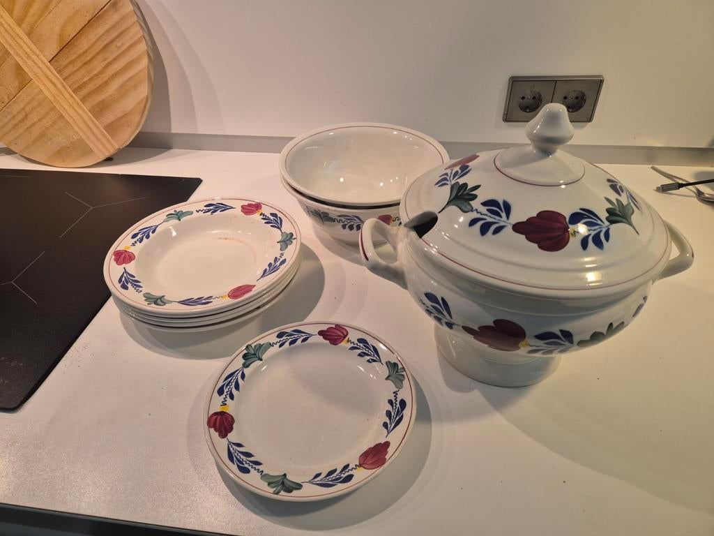 Boch Boerenbont servies, Antiek en Kunst, Ophalen