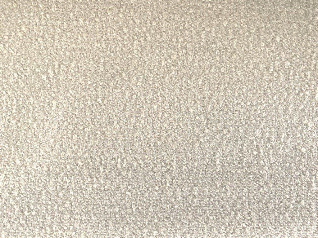 De Ploeg Lumina 03/90; crème; restant bouclé meubelstof, Wol, 120 cm of meer, Beige, Nieuw