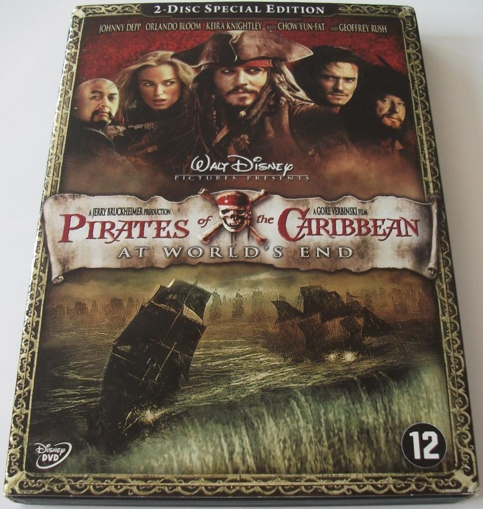 Dvd *** PIRATES OF THE CARIBBEAN 3 *** Walt Disney, Avontuur, Boxset, Ophalen of Verzenden, Zo goed als nieuw