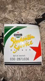 Oude sticker heiniken utrecht, Verzamelen, Ophalen of Verzenden, Zo goed als nieuw