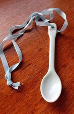 Mooie geboortelepel jongen, geboorte lepel, min 60 jr oud, Ophalen of Verzenden