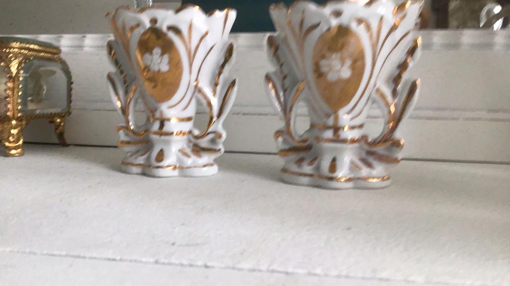 2 kleine antieke vaasjes, Antiek en Kunst, Ophalen of Verzenden