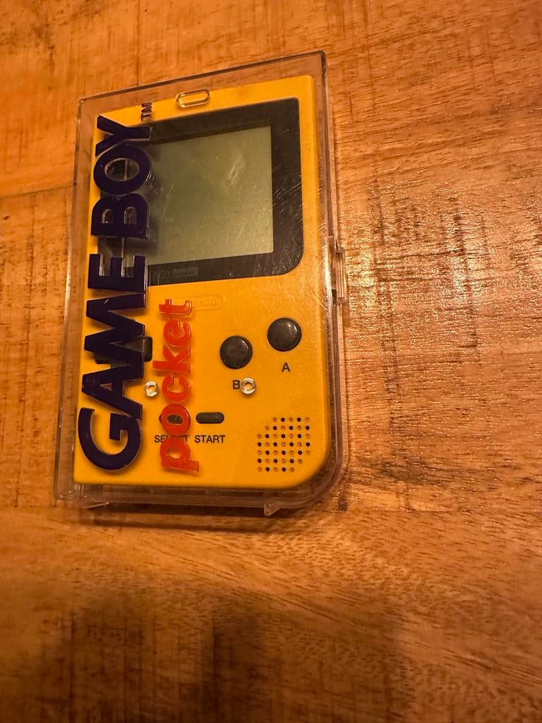 Game Boy Pocket Geel met beschermhoes en handleiding, Ophalen, Gebruikt, Game Boy Pocket, Met beschermhoes of tas