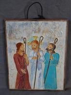 Westraven Utrecht cloisonné tegel Heer blijf bij ons, Antiek en Kunst, Antiek | Wandborden en Tegels, Ophalen of Verzenden