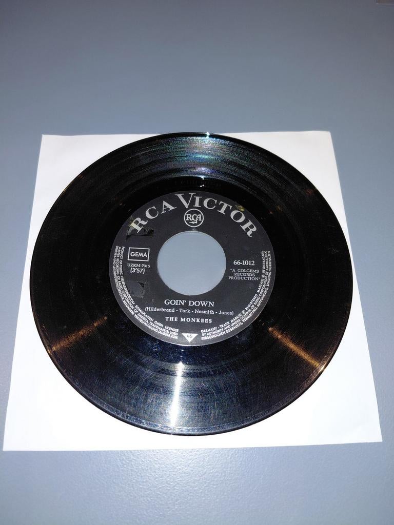 The Monkees- goin' down, Cd's en Dvd's, Vinyl Singles, Ophalen of Verzenden, Gebruikt, 7 inch, Pop